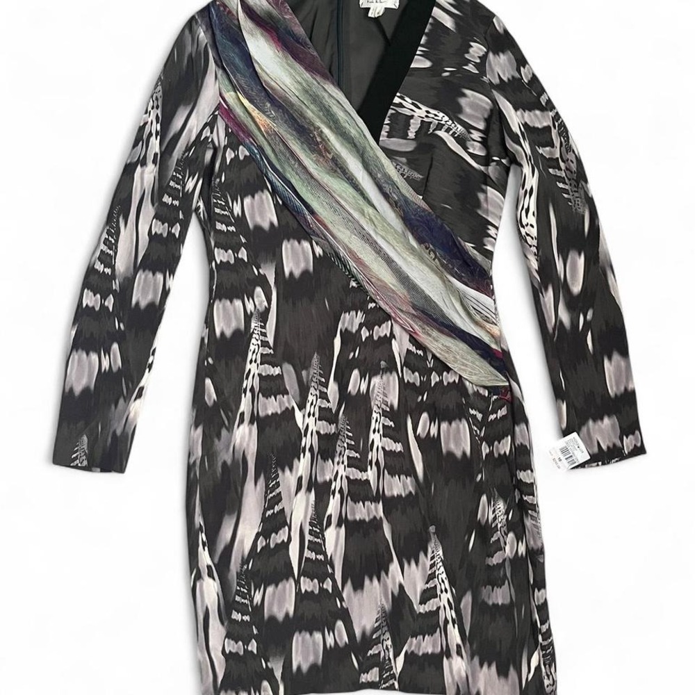 ARTELIER NICOLE MILLER MULTI COLORED SILK DRESS